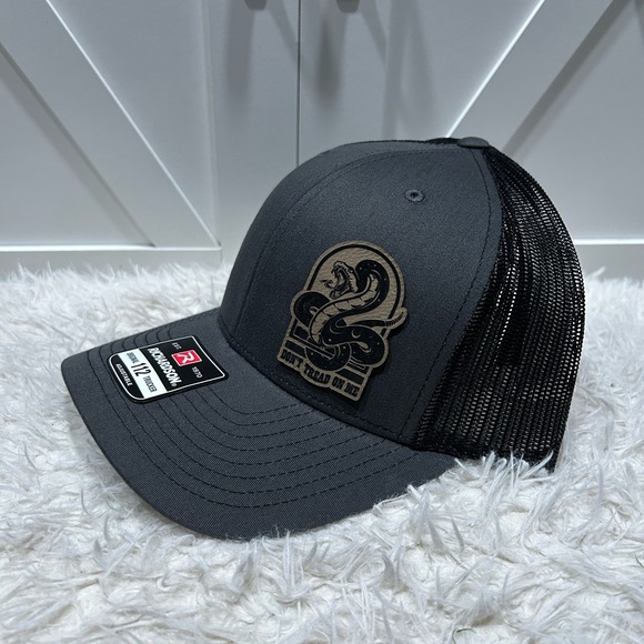 Don’t Tread On Me laser engraved Richardson 112 Trucker hat. - Picture 7 of 8